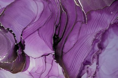 Mermer mürekkep soyut sanatının orijinal resmi. Örnek bir orjinal tablodan yüksek çözünürlüklü fotoğraf. Karargah kağıt dokusuna pürüzsüz mermer desen oluşturmak için soyut resim yapıldı.