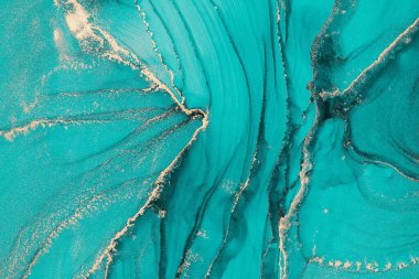 Mermer mürekkep soyut sanatının orijinal resmi. Örnek bir orjinal tablodan yüksek çözünürlüklü fotoğraf. Karargah kağıt dokusuna pürüzsüz mermer desen oluşturmak için soyut resim yapıldı.