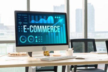 E-ticaret veri yazılımı çevrimiçi perakende şirketine satış analizi için mod gösterge tablosu sağlar