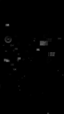 İş verileri ve finansal rakamlar görselleştirici grafik. 3B canlandırma hareketi grafiği .