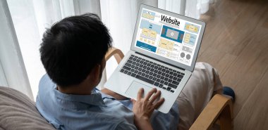 Web sitesi tasarım yazılımı çevrimiçi perakende ticaret ve e-ticaret için rahat bir şablon sağlar