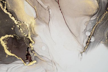 Mermer mürekkep soyut sanatının orijinal resmi. Örnek bir orjinal tablodan yüksek çözünürlüklü fotoğraf. Karargah kağıt dokusuna pürüzsüz mermer desen oluşturmak için soyut resim yapıldı.