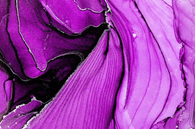 Mermer mürekkep soyut sanatının orijinal resmi. Örnek bir orjinal tablodan yüksek çözünürlüklü fotoğraf. Karargah kağıt dokusuna pürüzsüz mermer desen oluşturmak için soyut resim yapıldı.