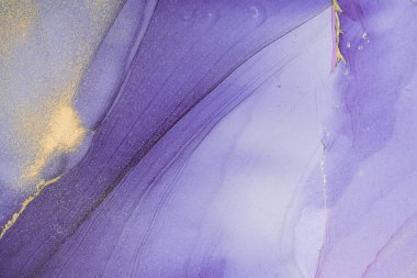 Mermer mürekkep soyut sanatının orijinal resmi. Örnek bir orjinal tablodan yüksek çözünürlüklü fotoğraf. Karargah kağıt dokusuna pürüzsüz mermer desen oluşturmak için soyut resim yapıldı.