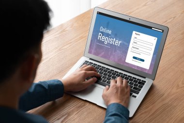 İnternet sitesinde mod form doldurmak için çevrimiçi kayıt formu