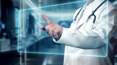 Profesyonel doktor muayenesini kapat ve insan muayene raporuna bak. Doktor röntgene bakıyor ve HUD gösterge panelindeki kalp atışlı tüm vücut hologramını analiz ediyor. İyileştirici.