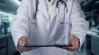 Laboratuvarda bulanık bir geçmişi olan ve DNA hologramıyla dolaşan yetenekli doktorların tutulduğu tableti kapatın. Genetik bozuklukları tedavi eden profesyonel bir tıp çalışanı. Teknoloji. İyileştirici.