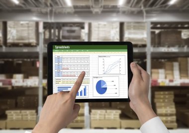 Spreadsheet document information financial startup concept. data and graphs in spreadsheet documents for online analysis project dashboard accounting digital snugly