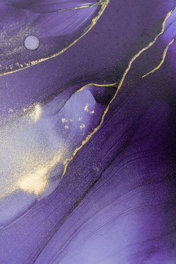 Mermer mürekkep soyut sanatının orijinal resmi. Örnek bir orjinal tablodan yüksek çözünürlüklü fotoğraf. Karargah kağıt dokusuna pürüzsüz mermer desen oluşturmak için soyut resim yapıldı.