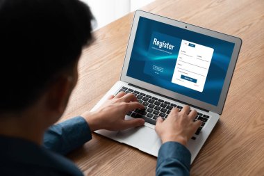 İnternet sitesinde mod form doldurmak için çevrimiçi kayıt formu