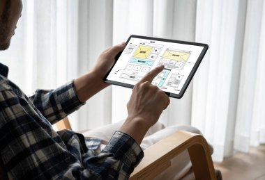 Web sitesi tasarım yazılımı çevrimiçi perakende ticaret ve e-ticaret için model şablonu sağlar