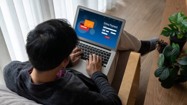 İnternet üzerinden modem para transferi için çevrimiçi ödeme platformu