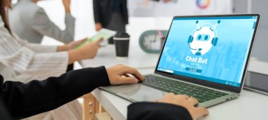 Müşteri sorularına otomatik olarak cevap veren mod çevrimiçi iş için Chatbot yazılım uygulaması