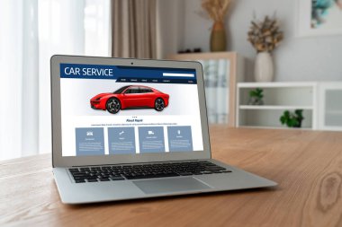 Car service website for online booking repair automobile garage technology snugly