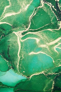 Mermer mürekkep soyut sanatının orijinal resmi. Örnek bir orjinal tablodan yüksek çözünürlüklü fotoğraf. Karargah kağıt dokusuna pürüzsüz mermer desen oluşturmak için soyut resim yapıldı.