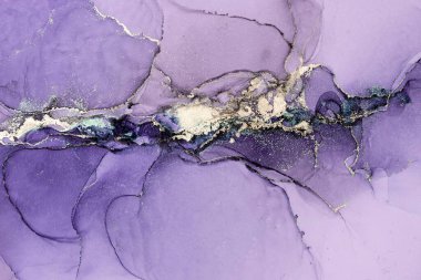 Mermer mürekkep soyut sanatının orijinal resmi. Örnek bir orjinal tablodan yüksek çözünürlüklü fotoğraf. Karargah kağıt dokusuna pürüzsüz mermer desen oluşturmak için soyut resim yapıldı.
