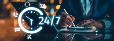 Müşteri EIDE hizmetleri için 24 saat çalışan müşteri desteği, çevrimiçi yardım masası ve çağrı merkezi müşterilere teknik bilgiler sunmaktadır