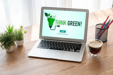 Model şirket işleri için yeşil iş dönüşümü yeşil pazarlama stratejisine teşekkür etmek için