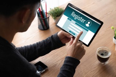 İnternet sitesinde mod form doldurmak için çevrimiçi kayıt formu