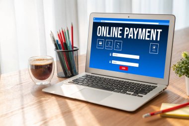 İnternet üzerinden modem para transferi için çevrimiçi ödeme platformu