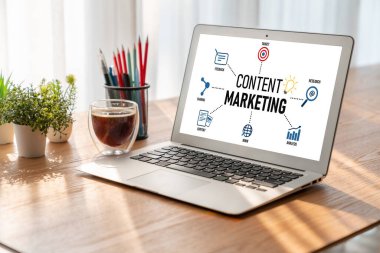 Mod çevrimiçi iş ve e-ticaret pazarlama stratejisi için içerik pazarlaması