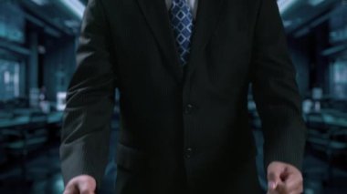 İş adamı ağ kurar, değerli bağlantılar kurar. Profesyonel ağı ve fırsatları genişletmek için etkili insan ağ oluşturma stratejileri UUID