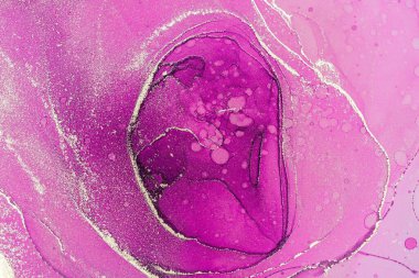 Mermer mürekkep soyut sanatının orijinal resmi. Örnek bir orjinal tablodan yüksek çözünürlüklü fotoğraf. Karargah kağıt dokusuna pürüzsüz mermer desen oluşturmak için soyut resim yapıldı.