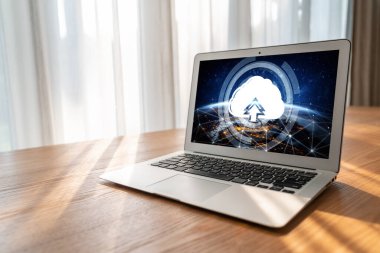 Mod uzak çalışma ve kişisel veri depolama için bulut hesaplama yazılımı