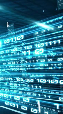 Yazılım geliştirme, uygulama programlama kodu ve gizli bilgisayar kodlaması. Yeni bilgi çağındaki küresel eğilimleri değiştiren akıllı dijital dönüşüm ve teknoloji bozulması kavramı .
