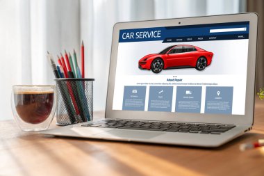 Car service website for online booking repair automobile garage technology snugly