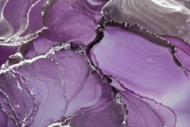 Mermer mürekkep soyut sanatının orijinal resmi. Örnek bir orjinal tablodan yüksek çözünürlüklü fotoğraf. Karargah kağıt dokusuna pürüzsüz mermer desen oluşturmak için soyut resim yapıldı.