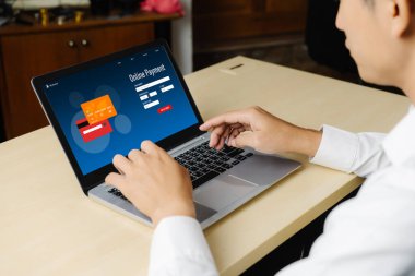 İnternet üzerinden modem para transferi için çevrimiçi ödeme platformu