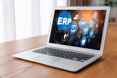 Pazarlama stratejisini planlamak için modern iş için ERP girişimi kaynak planlama yazılımı