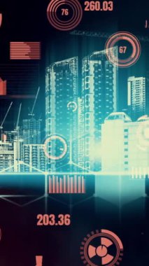 İnşaat tasarımında yenilikçi mimari ve yenilikçi mühendislik. Modern gayrimenkul ve emlak geliştirme kavramı.