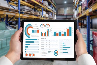 İş veri paneli, pazarlama stratejisi planlaması için iş zekası analizi sunar. Müşteri taleplerini analiz etmek ve iş dünyasının geleceğini önceden görmek için büyük veriler sunulur.