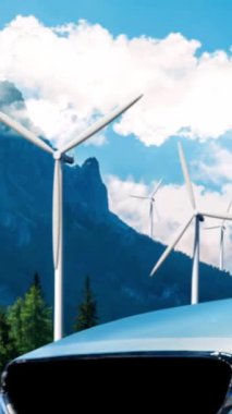 EV şarj istasyonu, CO2 emisyonunu azaltmak için yenilenebilir kaynaklardan şarj edilen yeşil sürdürülebilir enerji kavramına dayanmaktadır. .