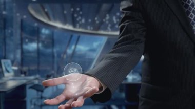 Yapay zeka mühendisliği, büyük veri ve yapay zeka makinesi kavramında yapay zeka beyin işlemcisiyle iş desteği için üretken yapay zeka kullanmayı öğrenen insan etkileşimi. Kullanıcı Kimliği