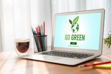 Model şirket işleri için yeşil iş dönüşümü yeşil pazarlama stratejisine teşekkür etmek için