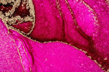 Mermer mürekkep soyut sanatının orijinal resmi. Örnek bir orjinal tablodan yüksek çözünürlüklü fotoğraf. Karargah kağıt dokusuna pürüzsüz mermer desen oluşturmak için soyut resim yapıldı.