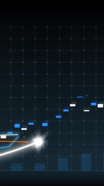 İma edici grafik grafiğindeki iş büyümesi konsepti pazarlama satışlarının gelecekteki hedefe arttığını gösteriyor. Şirket işlerinin yükselmesi için mükemmel bir mali durum. Finans ve para 3B oluşturma .