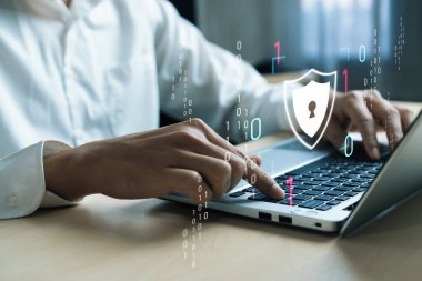 İş adamı, stratejik kararlar için değerli verileri çıkartarak arama motoru araştırması yapıyor. Kapsamlı araştırma ve SEO veri analizi için arama motorları kullanılıyor. FaaS