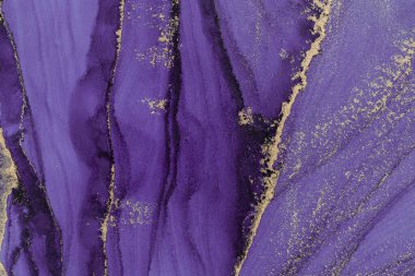 Mermer mürekkep soyut sanatının orijinal resmi. Örnek bir orjinal tablodan yüksek çözünürlüklü fotoğraf. Karargah kağıt dokusuna pürüzsüz mermer desen oluşturmak için soyut resim yapıldı.