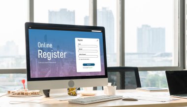 İnternet sitesinde mod form doldurmak için çevrimiçi kayıt formu