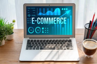 E-ticaret veri yazılımı çevrimiçi perakende şirketine satış analizi için mod gösterge tablosu sağlar