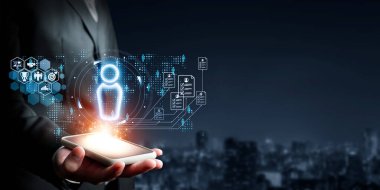 İnsan kaynakları ve dijital çevrimiçi eleman alımı, doğru çalışan adayı EIDE 'yi bulmak için ekip oluşturma süreci