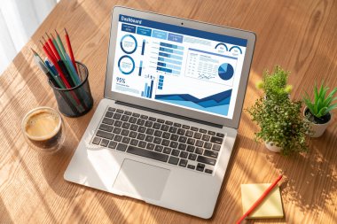 İş veri paneli, pazarlama stratejisi planlaması için iş zekası analizi sunar. Müşteri taleplerini analiz etmek ve iş dünyasının geleceğini önceden görmek için büyük veriler sunulur.