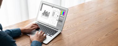 Mimari iş ve profesyonel tasarımcı için mimari tasarım modem yazılım uygulaması