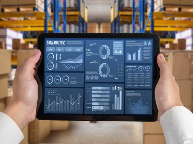 İş veri paneli, pazarlama stratejisi planlaması için iş zekası analizi sunar. Müşteri taleplerini analiz etmek ve iş dünyasının geleceğini önceden görmek için büyük veriler sunulur.