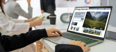 Yapay zeka yapay zeka işleme gücünün kullanımıyla birlikte metin tasarımcısı ve kullanıcılarına resim ve metin tasarımcılarına komut metnine göre resim verme imkânı sunar