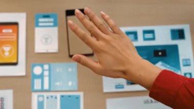 Girişimci şirket UI veya UX geliştiricisinin mobil uygulama web prototipi için kullanıcı arayüzü prototipini verimli bir takım çalışması ve güvenilir bir iş ortağı olarak masaya teslim etmesinin en iyi görünümü. Sinerjik